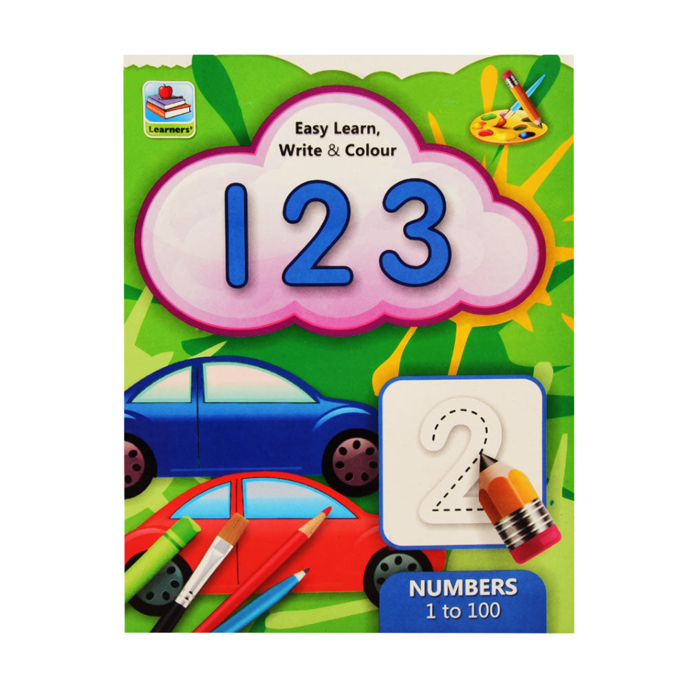 2157 LEARNS EASY LEARN WRITE & COLOR BOOK 123 Default Title - MamasJan Toys