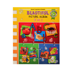 2349 SMART LEARNERS BEAUTIFUL PICTURE ALBUM BOOK 4IN1 Default Title - MamasJan Toys