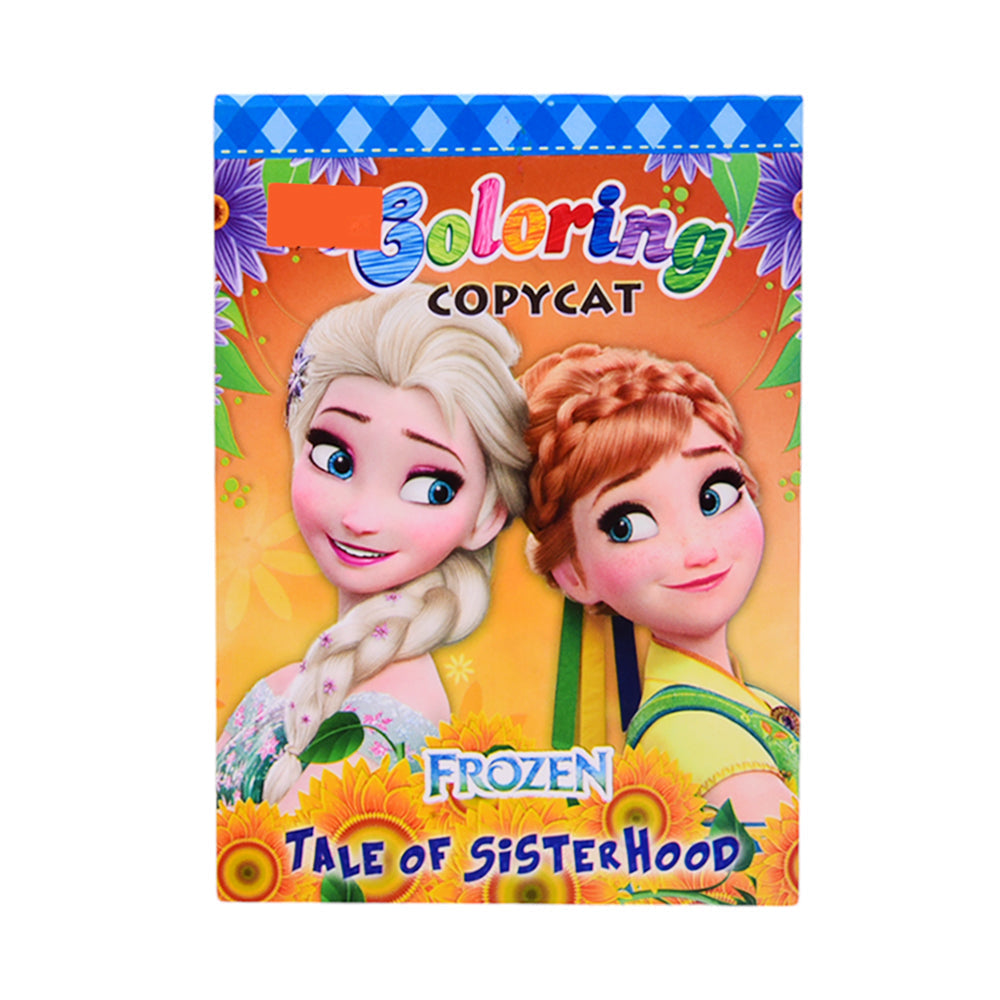1160 FROZEN TALE OF SISTERHOOD COPY CAT COLORING BOOK A.M Default Title - MamasJan Toys