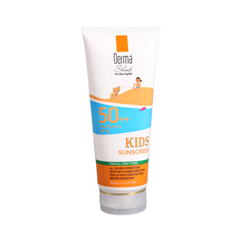 DERMA SHINE KIDS SUN BLOCK SPF 50 200ML Default Title - MamasJan skincare