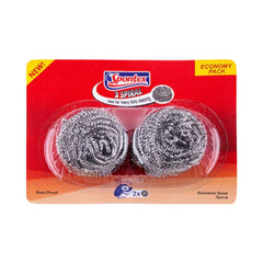 SPONTEX STEEL WOOL 2 SPIRALS Default Title - MamasJan Grocery Nonfood