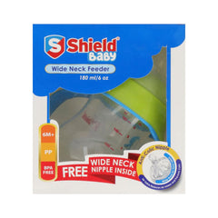 SHIELD WIDE NECK ESSENTIAL FEEDER 180 ML PC Default Title - MamasJan Grocery Nonfood