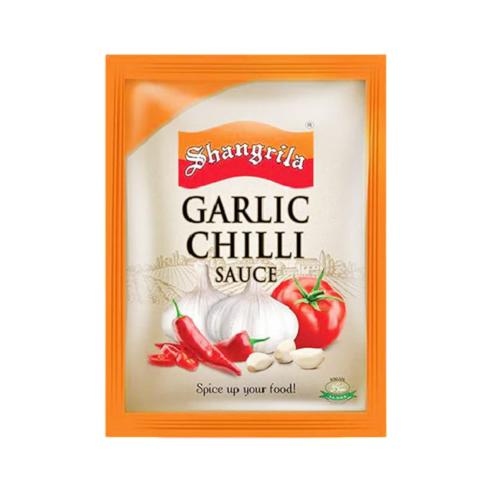 SHANGRILLA GARLIC CHILLI SAUCE SACHET 100 PC PACK Default Title - MamasJan Grocery