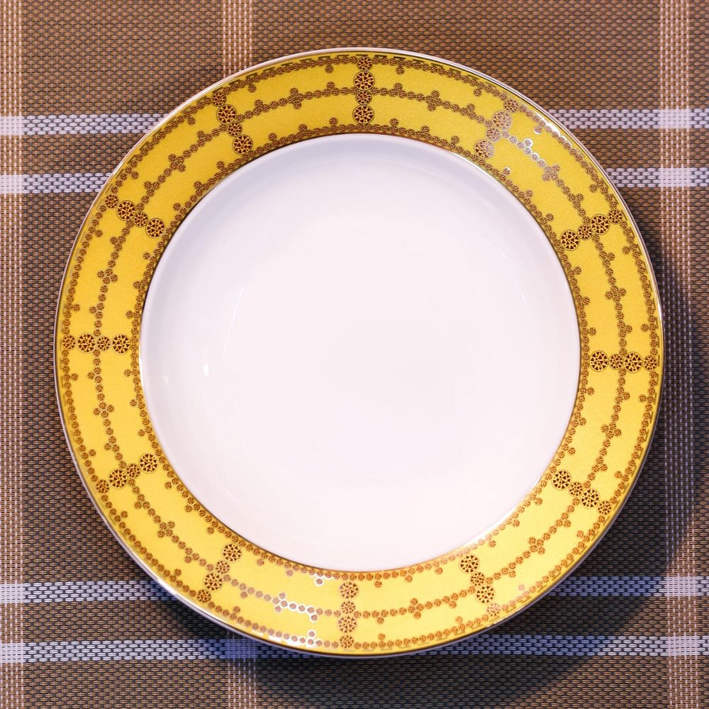 PLATE DEEP ROYAL BISTRO P-915Y BASIC Default Title - MamasJan Crockery