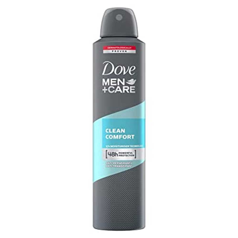 DOVE DEODORANT CLEAN COMFORT MEN CARE 250ML BASIC Default Title - MamasJan Grocery Nonfood