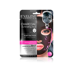 EVELINE SHEET MASK CHARCOAL ILLUMINATING RITUAL Default Title - MamasJan skincare