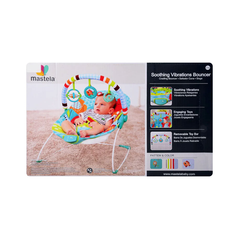 6750 MASTELA CRADLING BOUNCER Default Title - MamasJan Toys