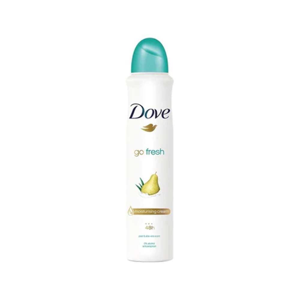 DOVE DEODORANT GO FRESH PEAR & ALOE VERA SCENT 250 ML Default Title - MamasJan Grocery Nonfood