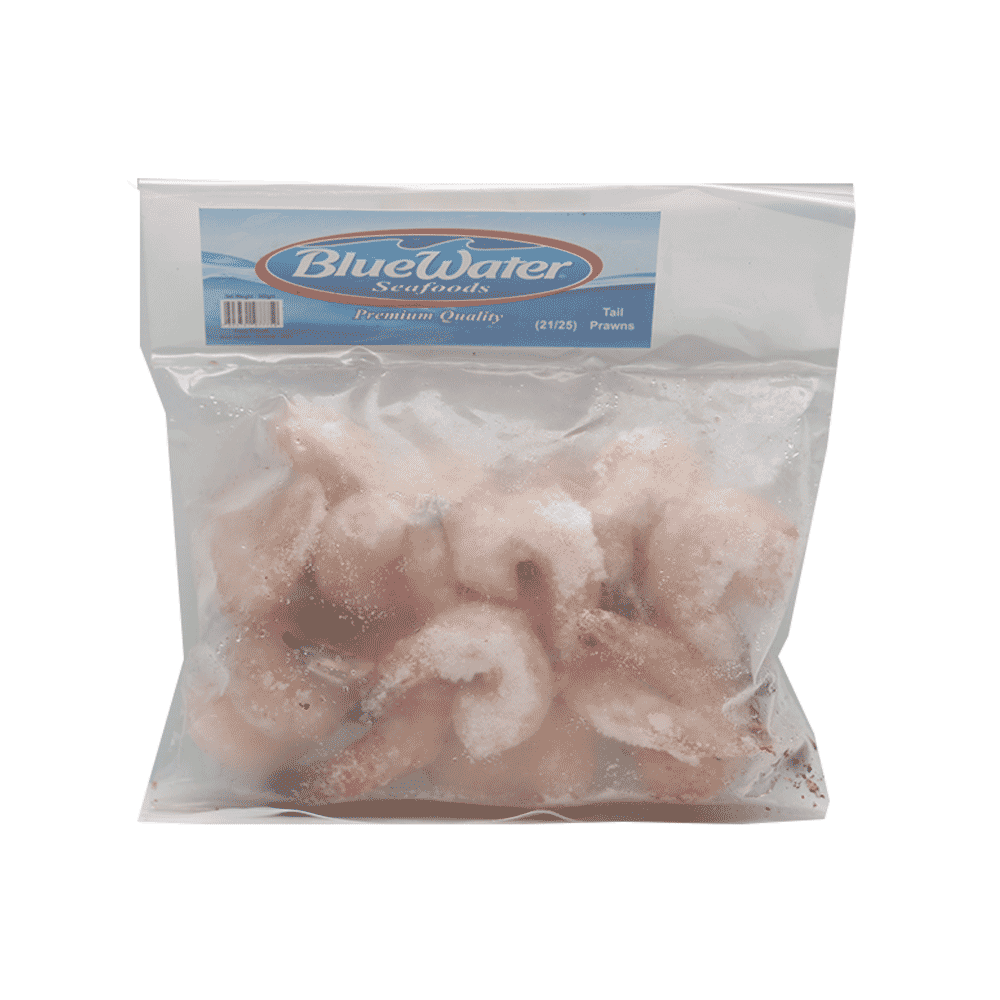 BLUE WATER SEAFOOD PRAWNS TAIL 500GM Default Title - MamasJan Grocery