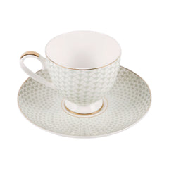 CUP & SAUCER SET ROYAL BISTRO 12PC 12-SO1-901G Default Title - MamasJan Crockery