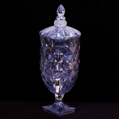 WATER COOLER GLASS AMBER+BLUE J310531DL Default Title - MamasJan Crockery