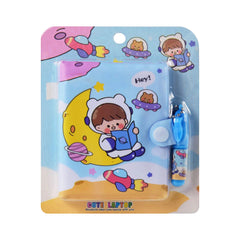 BUTTON DIARY WITH PEN E001A Default Title - MamasJan Toys