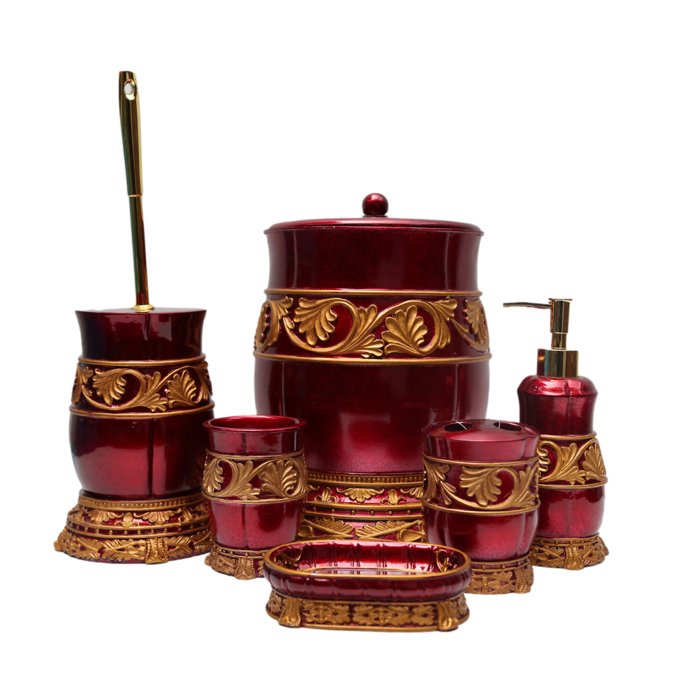 Bathroom Set 6Pc Ir Sms-681 Default Title - MamasJan Decoration