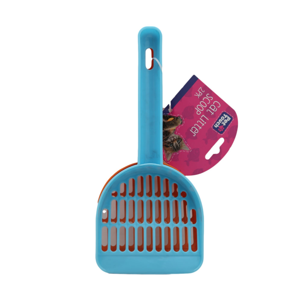 PET TOUCH CAT LITTER SCOOP 2PC HT7629 Default Title - MamasJan Grocery Nonfood