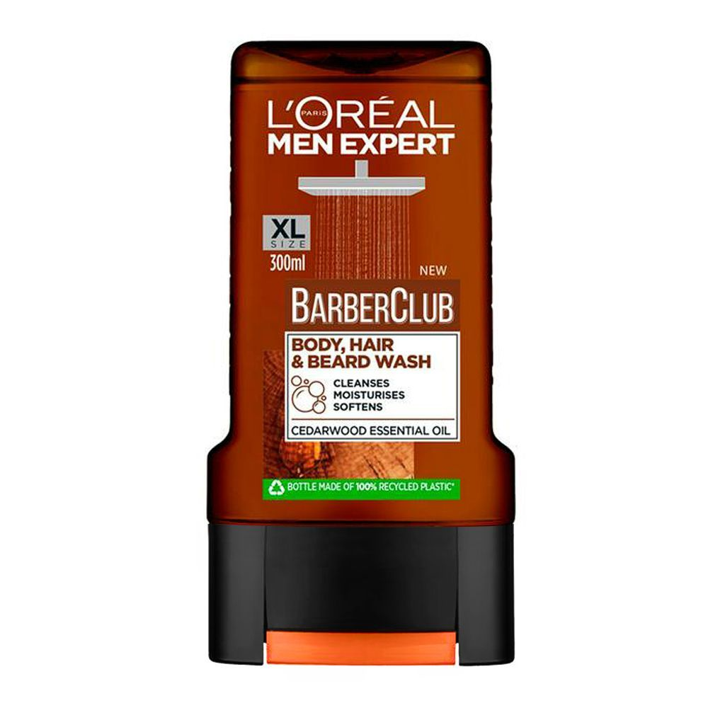 LOREAL MEN EXPERT SHOWER GEL BARBER CLUB 300 ML Default Title - MamasJan Grocery Nonfood