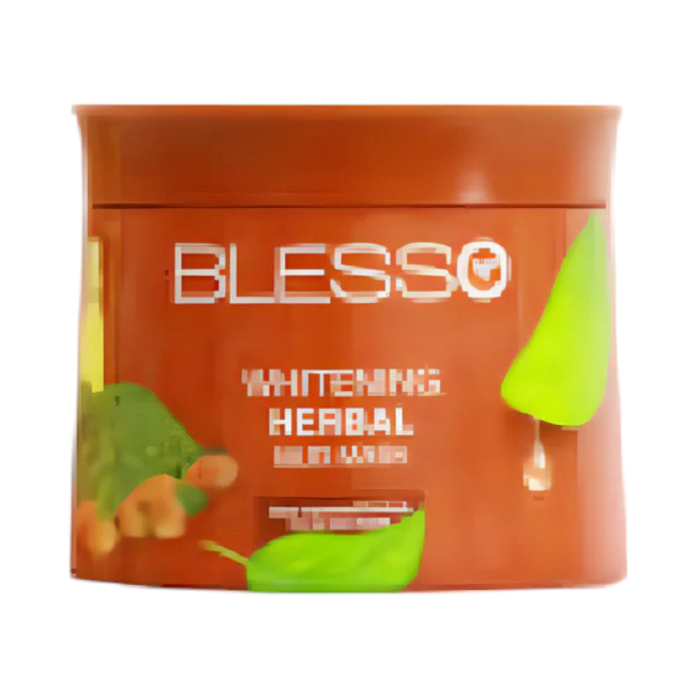 BLESSO NATURALS WHITENING FACIAL HERBAL MUD MASK JAR 500 ML Default Title - MamasJan skincare