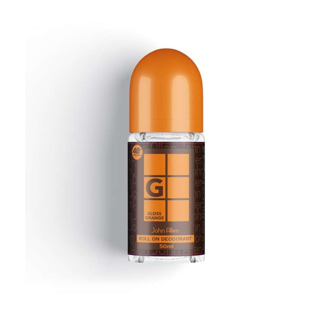 JOHN ALLEN ROLL ON DEODORANT GLOSS ORANGE 50 ML Default Title - MamasJan Grocery Nonfood