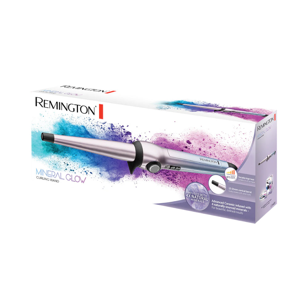 REMINGTON MINERAL GLOW CURLING TONG C15408 Default Title - MamasJan Electronics