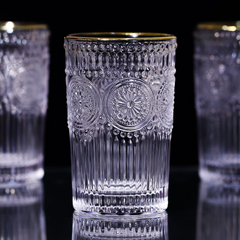 GLASS HONGLI GOLDEN IR G812PW1 (Pack 6) Default Title - MamasJan Crockery