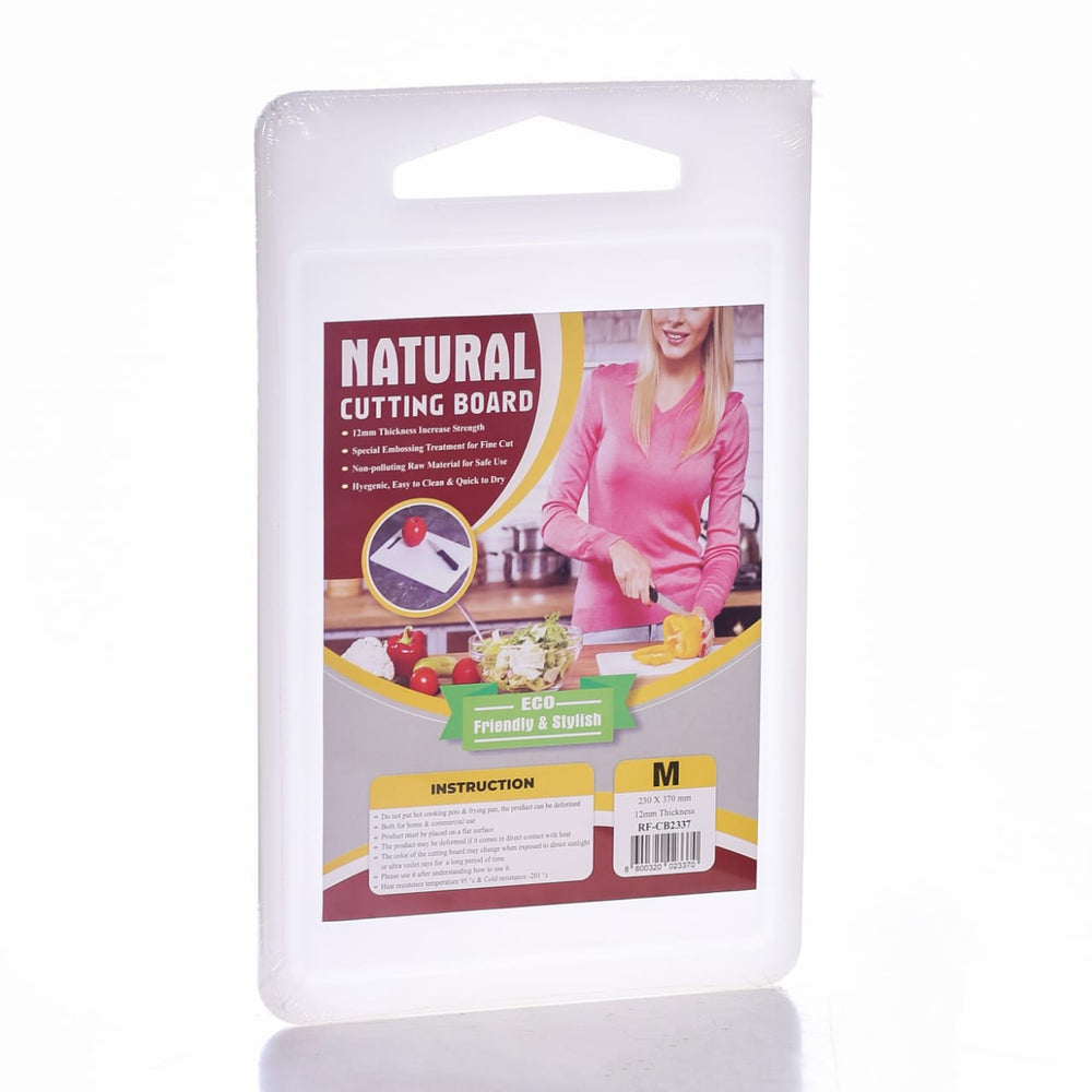 CUTTING BOARD NATURAL MEDIUM CB2327 Default Title - MamasJan Crockery