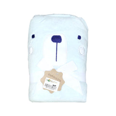 BABY BATH TOWEL HOODED IR BH6011-D MW-21 Default Title - MamasJan KidsWear