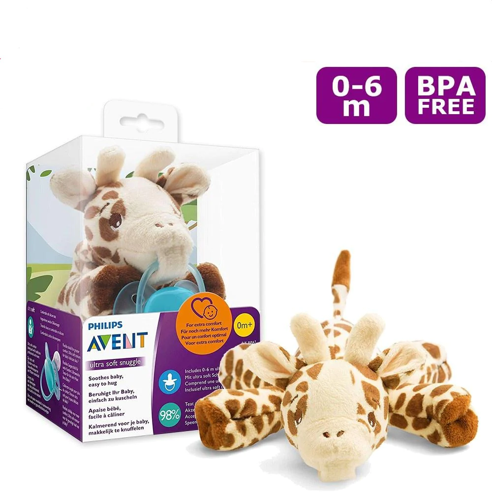 PHILIPS AVENT BABY SOOTHER SNUGGLE ULTRA SOFT 0M+ SCF348/11 Default Title - MamasJan Grocery Nonfood