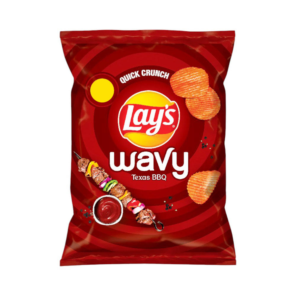 LAYS WAVY TEXAS BBQ 18 GM Default Title - MamasJan Grocery