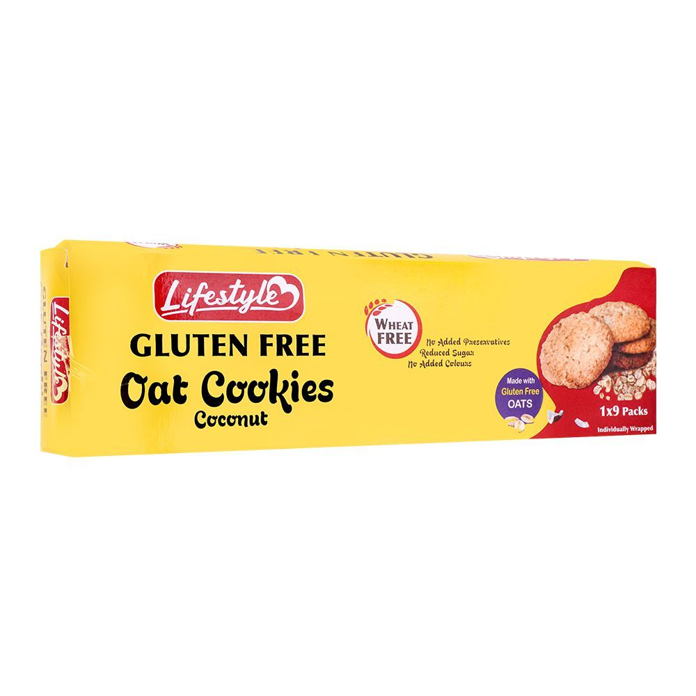 LIFE STYLE OAT COOKIES COCONUT 100 GM Default Title - MamasJan Grocery