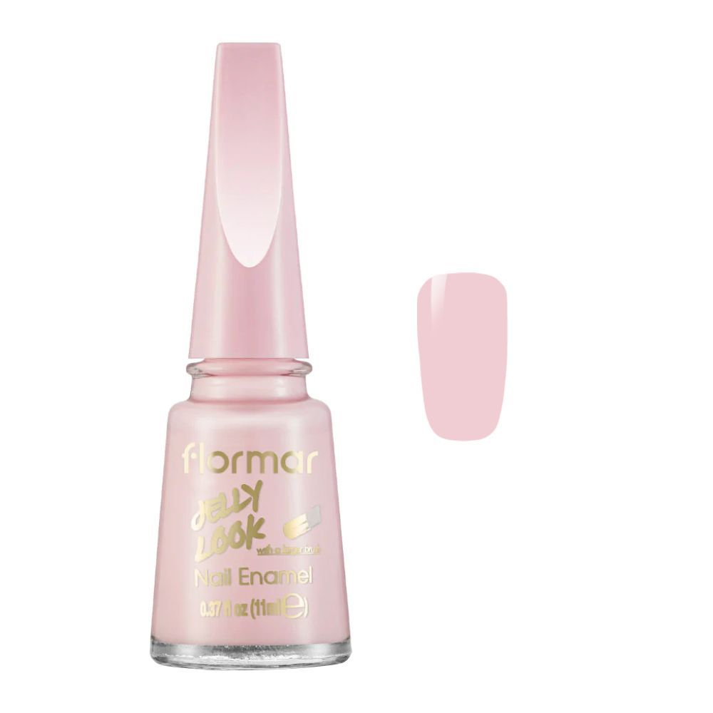 FLORMAR ICY PINK JELLY LOOK N-ENAMEL JL43 11ML Default Title - MamasJan Makeup