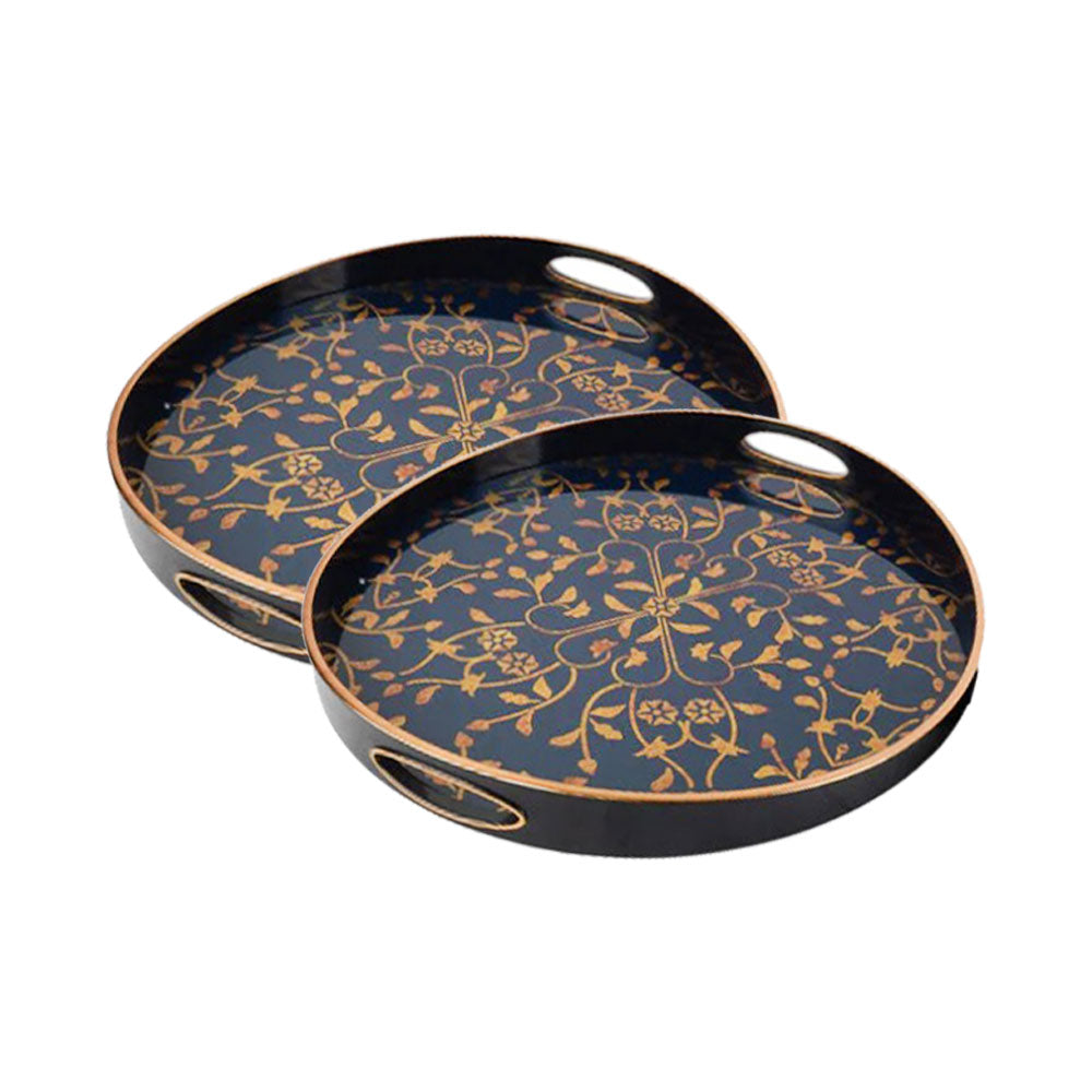 TRAY SET 2PC ANGELA RY216 Default Title - MamasJan Crockery