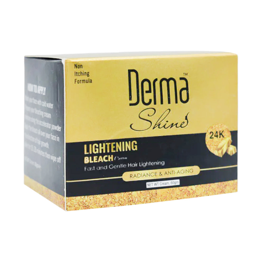 DERMA SHINE 24K GOLD LIGHTENING BLEACH CREAM 60 GM Default Title - MamasJan skincare
