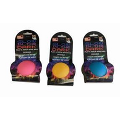 GLOW IN THE DARK PLAY & FETCH DURABLE DOG BALL HT7309 Default Title - MamasJan Grocery Nonfood