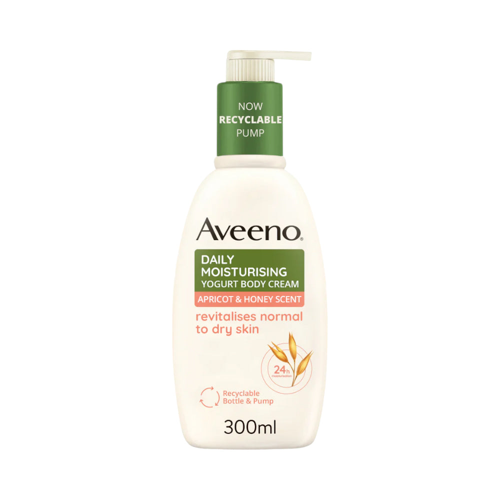 AVEENO LOTION DAILY MOISTURISING YOGURT APRICOT & HONEY 300 Default Title - MamasJan skincare