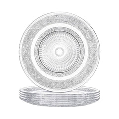 PLATE QUARTER 8INCH IR PHOENIX EMBOSSED Default Title - MamasJan Crockery
