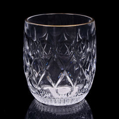GLASS HONGLI IR GOLDEN G78111 (Pack 6) Default Title - MamasJan Crockery