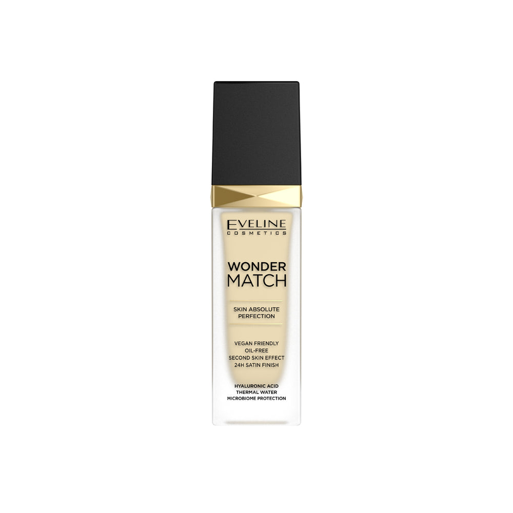 EVELINE WONDER MATCH FOUNDATION 30ML 40 SAND - MamasJan Makeup