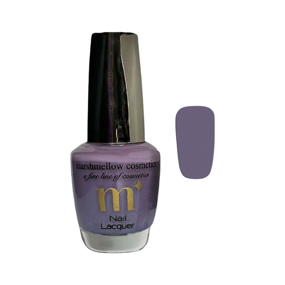 MARSHMALLOW NAIL LACQUER LILAC 15ML Default Title - MamasJan Makeup