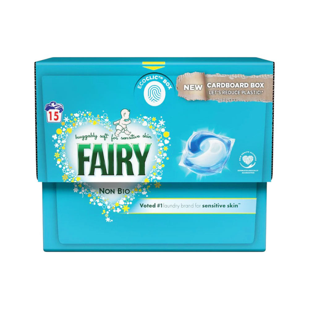 FAIRY WASHING PODS NON BIO 12 WASH SENSITIVE SKIN 289.2 GM Default Title - MamasJan Grocery Nonfood