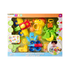 2031 7IN1 MECHANICAL WORK SHOP 52PCS H.B Default Title - MamasJan Toys