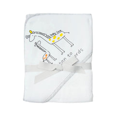 BABY BATH TOWEL HOODED MDW-23 CHI CLTW044-W Default Title - MamasJan KidsWear