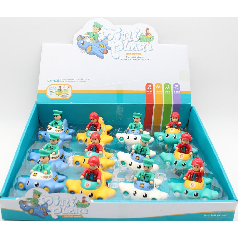 899-44 FRI PLANE 12 PCS Default Title - MamasJan Toys