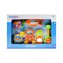 TY9049 TANNY KIDS BABY RATTLE 6PC SET ID Default Title - MamasJan Toys