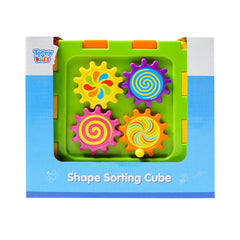TY9048 TANNY KIDS SHAPE SORTING CUBE ID Default Title - MamasJan Toys