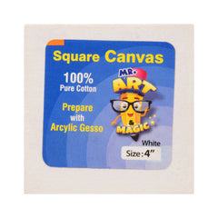 3104 MR.ART MAGIC SQUARE CANVAS 4INCH Default Title - MamasJan Toys