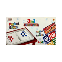 P3-01 WOODEN PUCKET GAME 3IN1 Default Title - MamasJan Toys