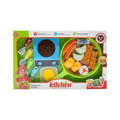668-25 FAST FOOD KITCHEN W-PAN Default Title - MamasJan Toys