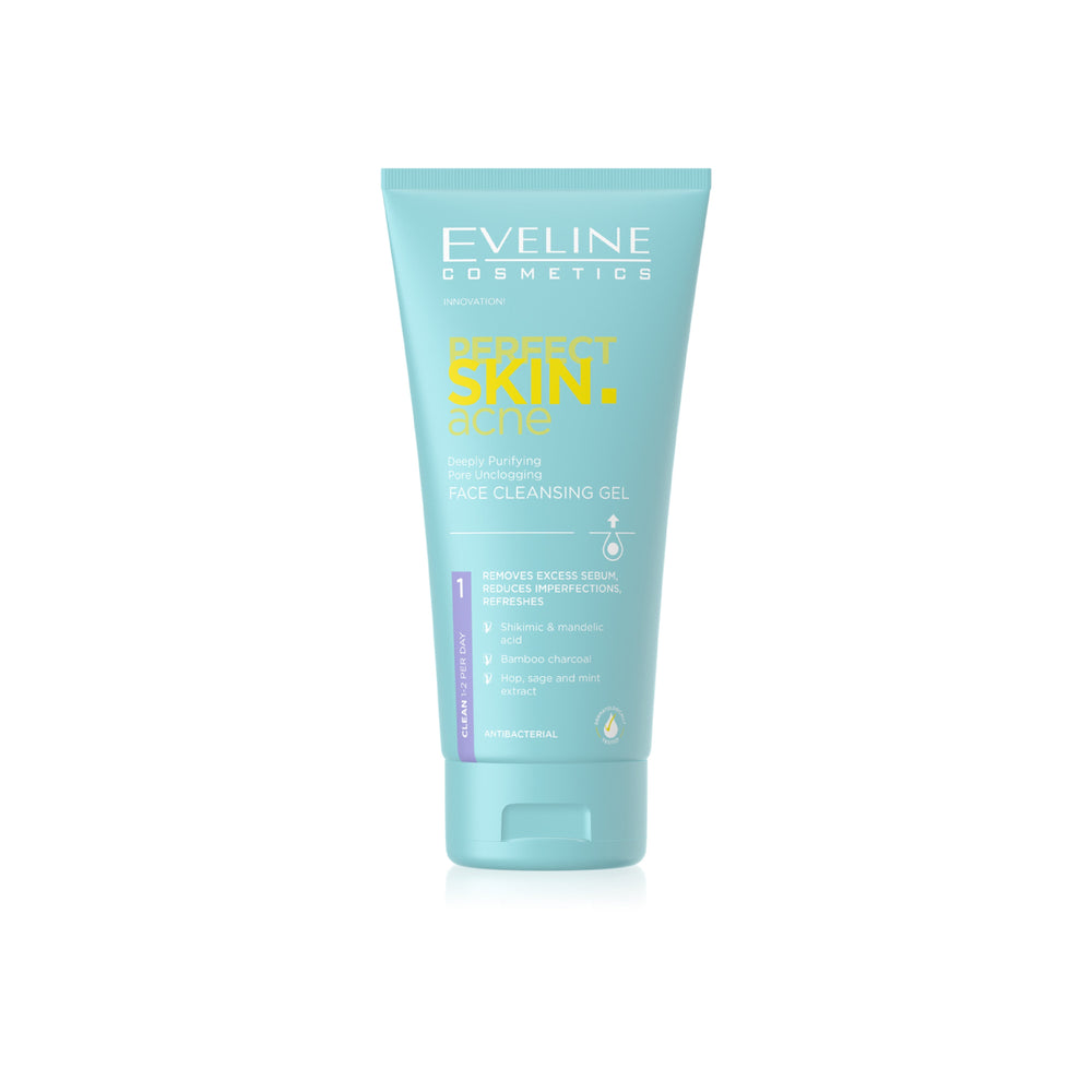 EVELINE PERFECT SKIN ACNE FACE CLEANSING GEL 150ML Default Title - MamasJan skincare