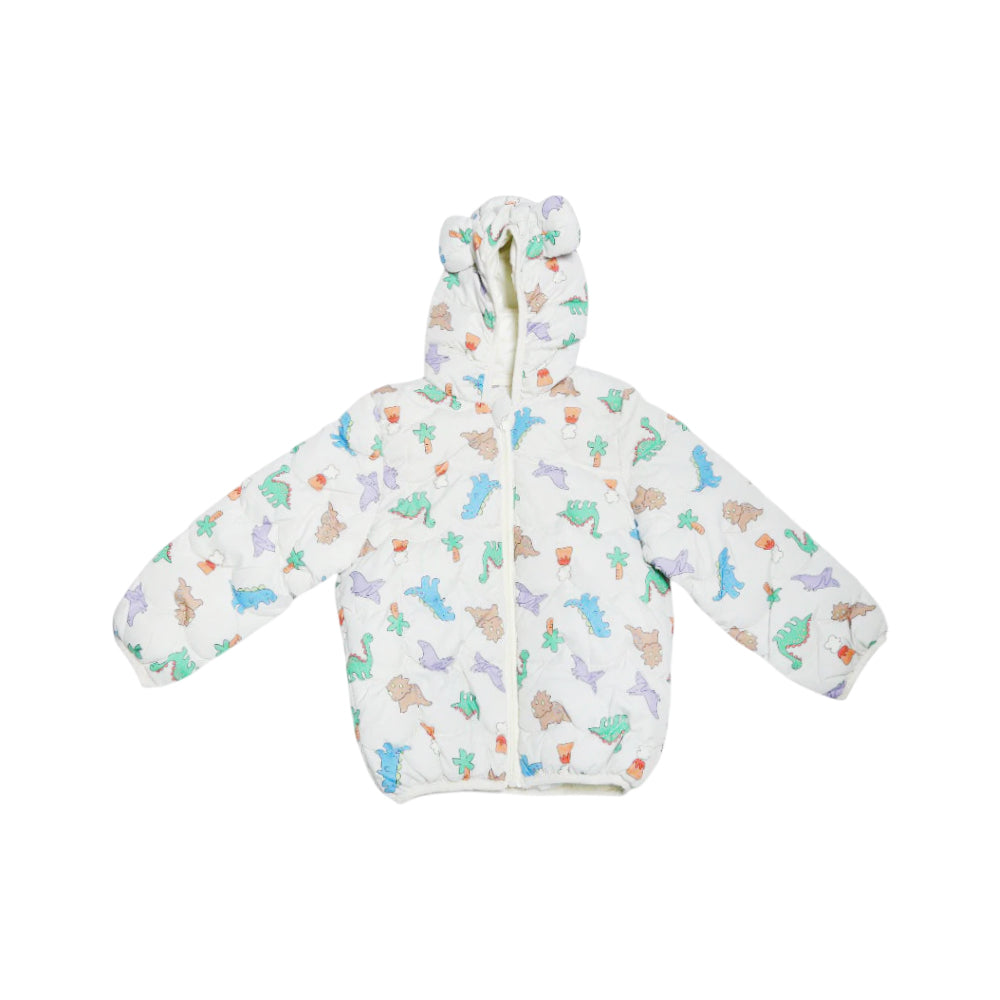 BOYS L/S PUFFER JACKET HOODED MZW-24 18-24M 62 Default Title - MamasJan KidsWear