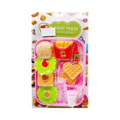 326-11 FASTFOOD SET IN CARD Default Title - MamasJan Toys