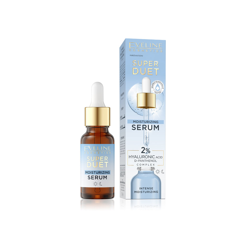 EVELINE SUPER DUET MOISTURIZING SERUM 2% HYALURONIC ACID 18M Default Title - MamasJan skincare
